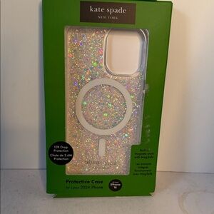 kate spade Sparkling Iridescent MagSafe iPhone Case